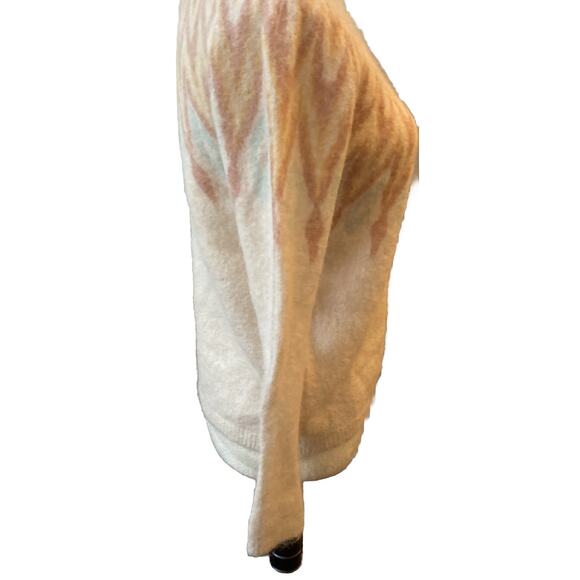 Soft &Cozy Bartolini Alpaca Sweater With Fair Isle Modern Pattern. Women’s Sml - Picture 6 of 7